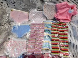 18" AMERICAN GIRL DOLL UNDERWEAR PANTIES, STRIPE PANTS 5.00 EACH